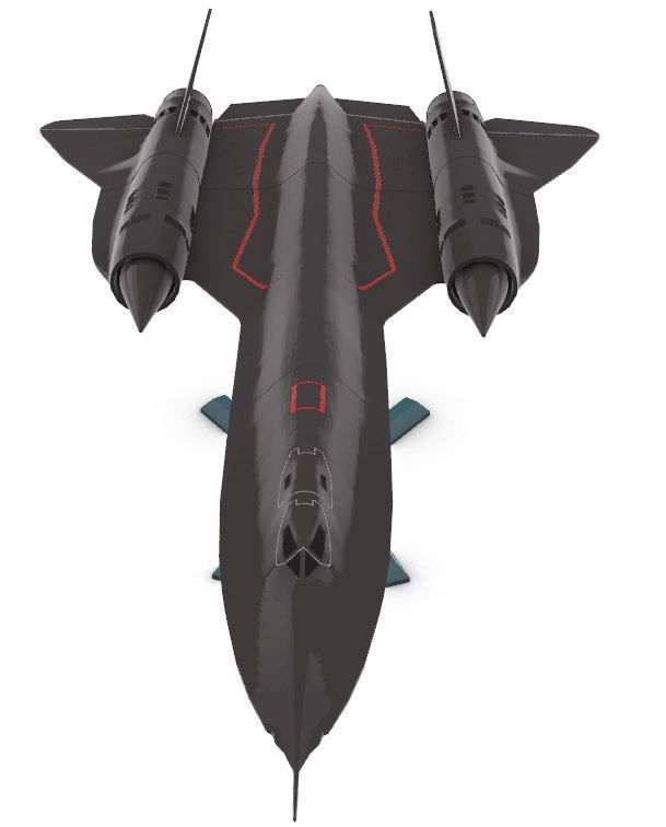 SR-71 Blackbird 3D print model_8