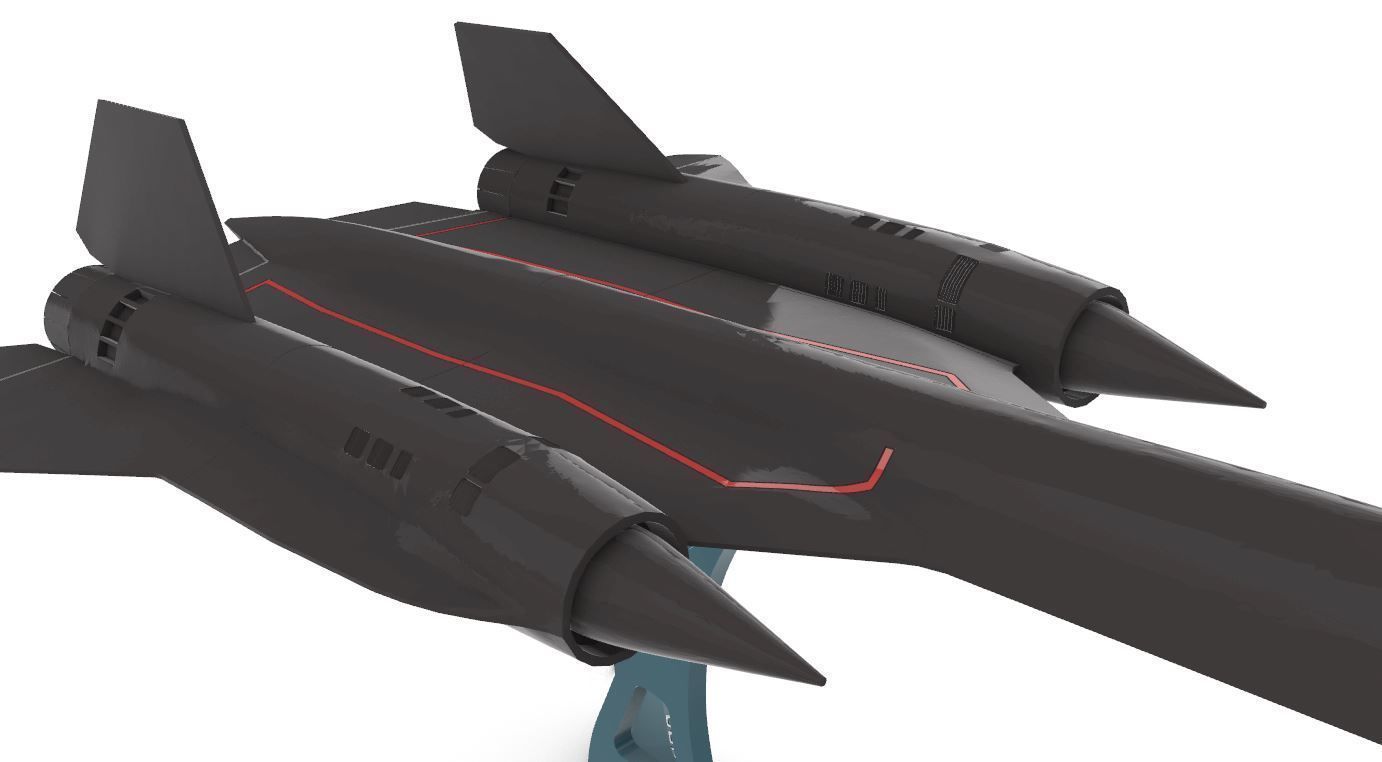SR-71 Blackbird 3D print model_10