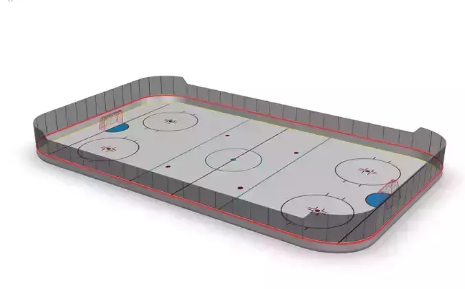 Ice hockey rink
