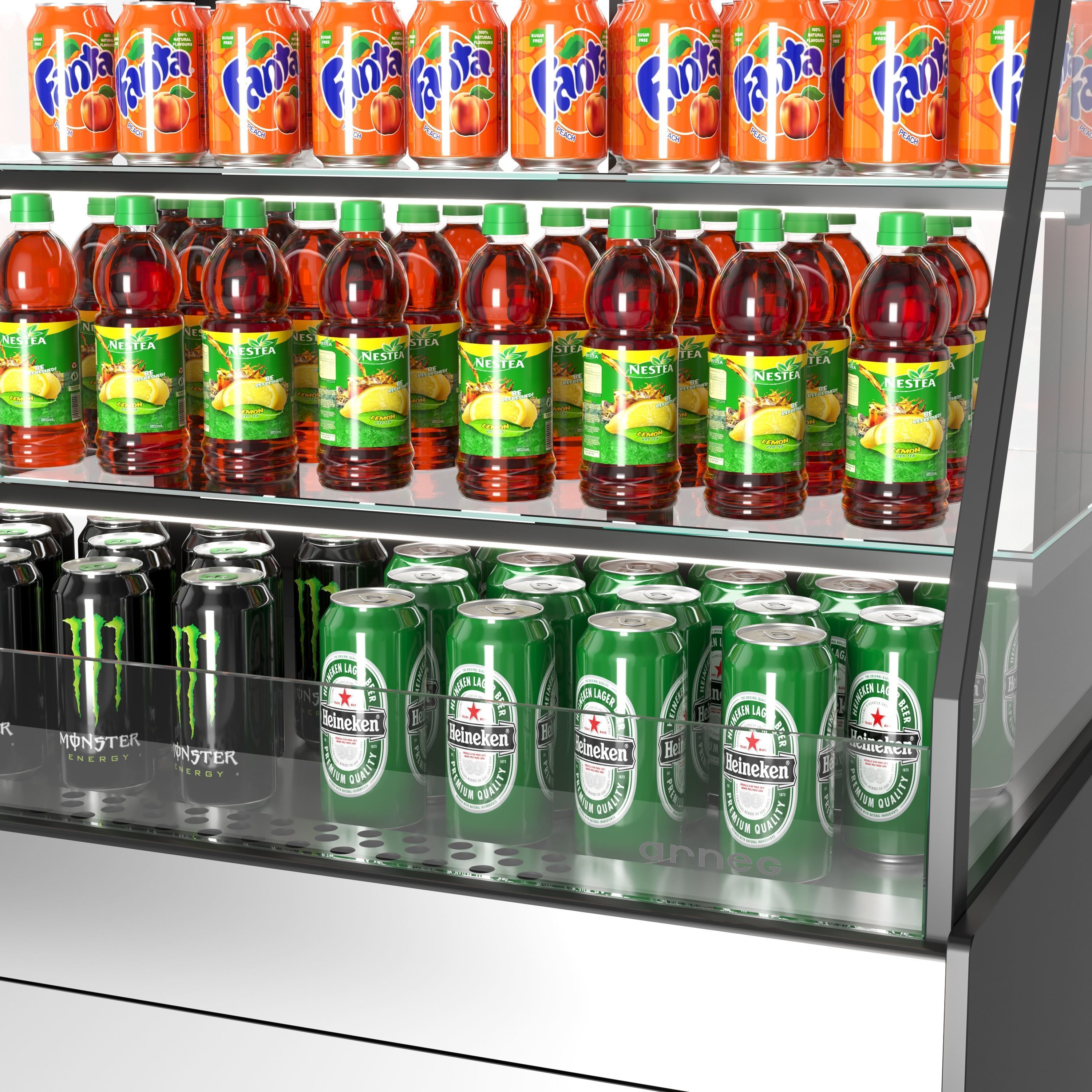 Arneg Refrigerated Showcase 3D model_3