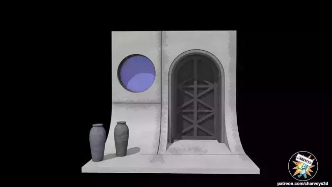 Star Wars Lothal Street Diorama for action figures