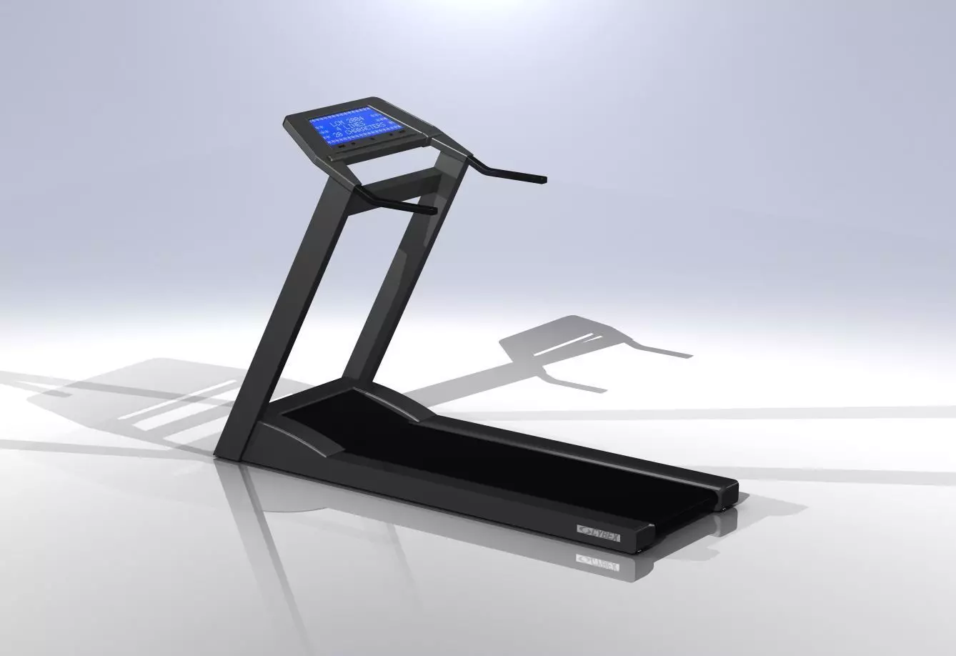 Cybex 01 treadmill Free 3D model_0