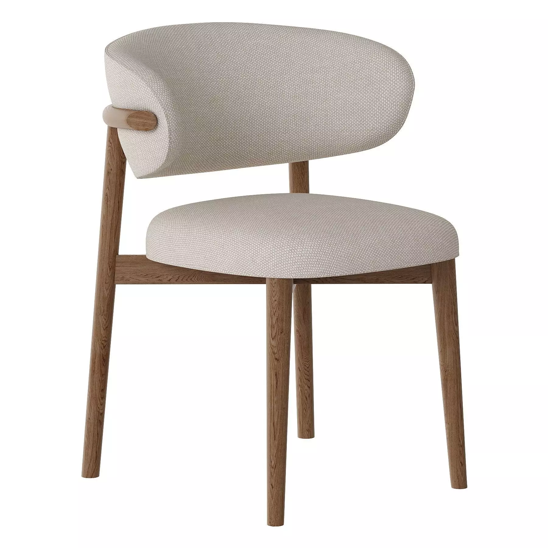 Oleandro Chair Wood by Calligaris 3D model_0