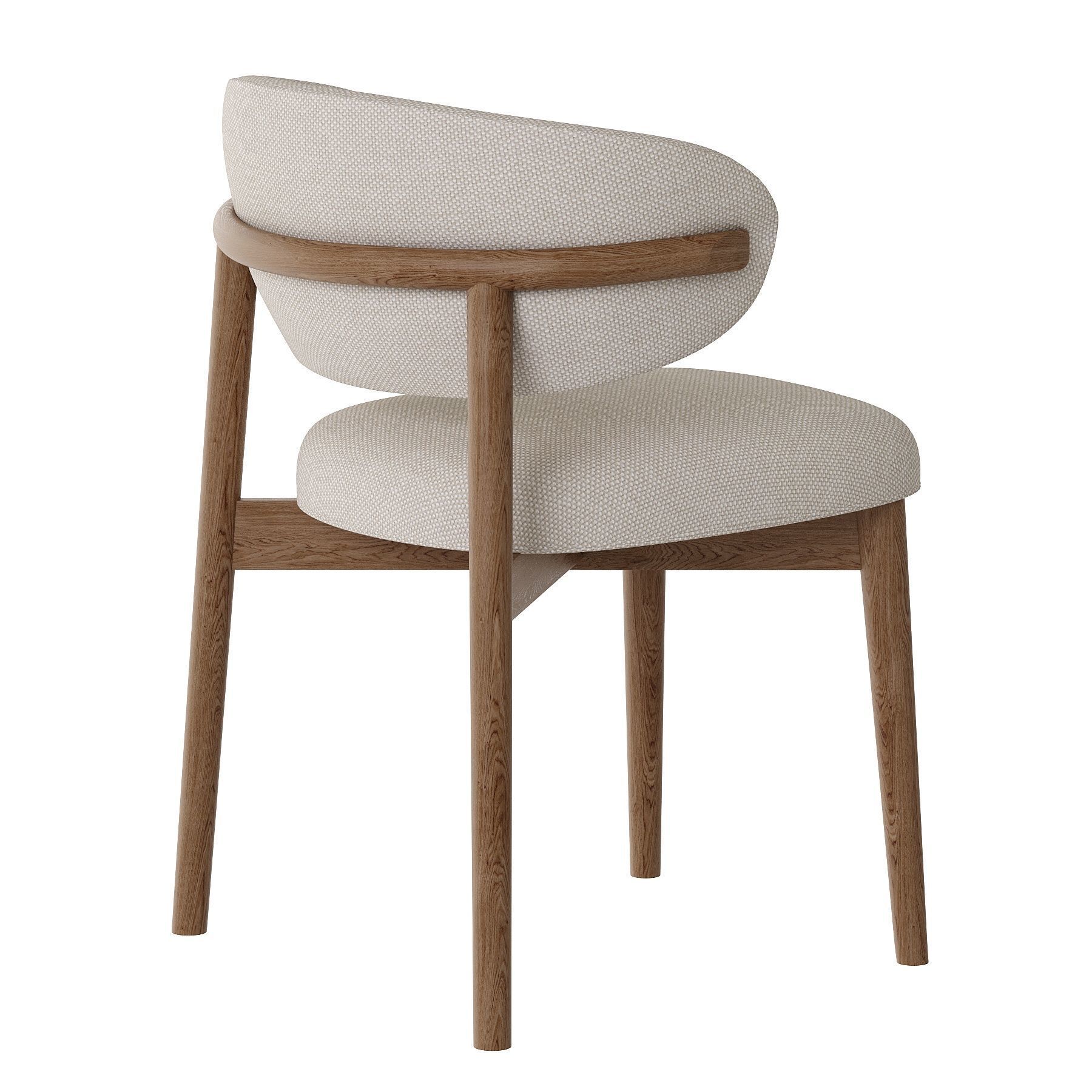 Oleandro Chair Wood by Calligaris 3D model_1