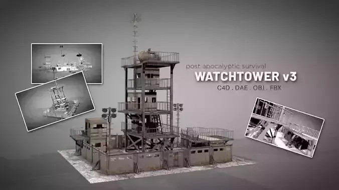 Post Apocalyptic Survival Watchtower v3
