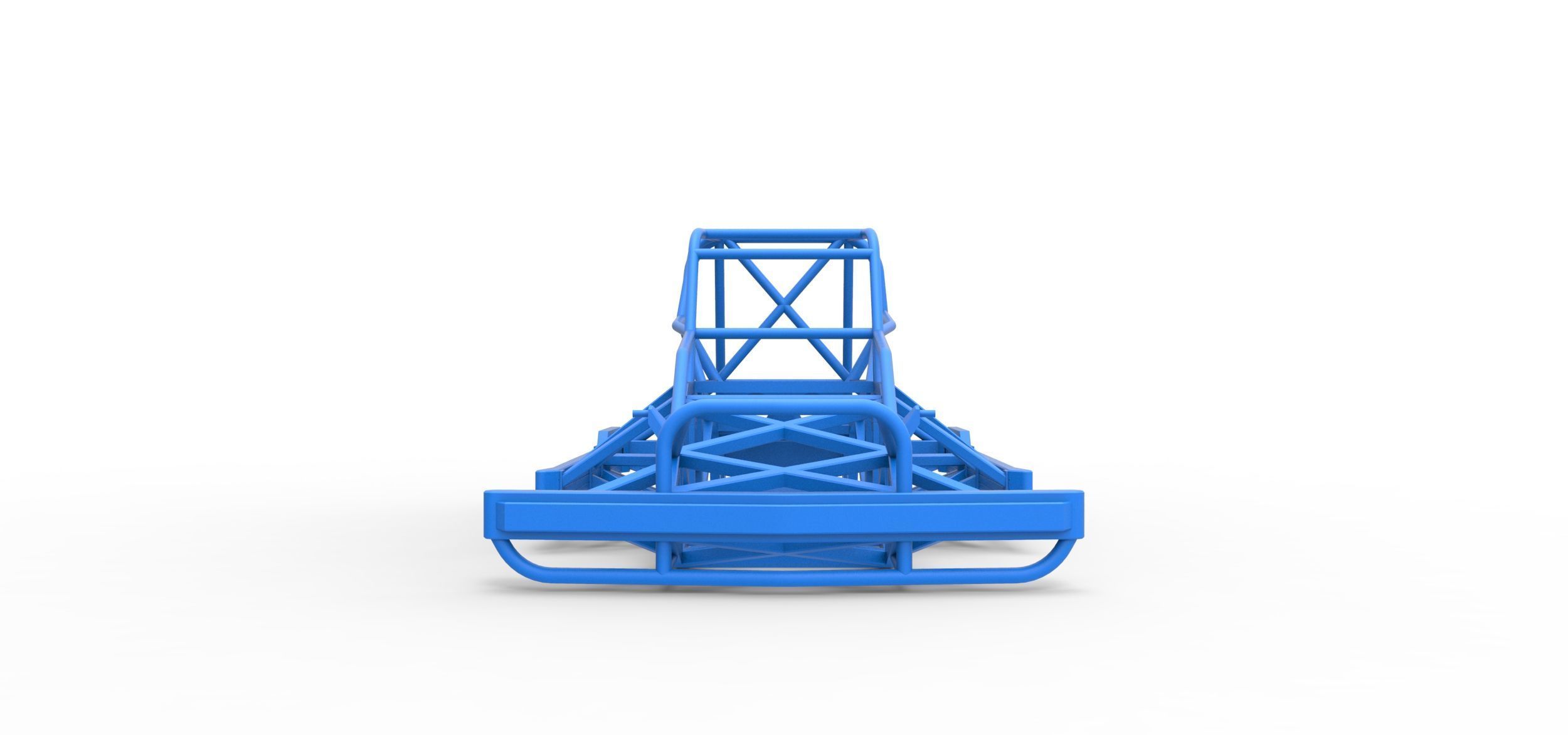Frame of New Zealand Superstock car Version 2 Scale 1 to 25 3D print model_4