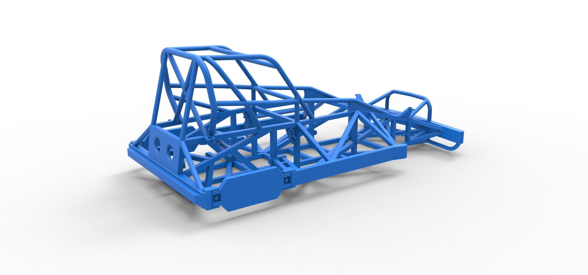 Frame of New Zealand Superstock car Version 2 Scale 1 to 25 3D print model_13