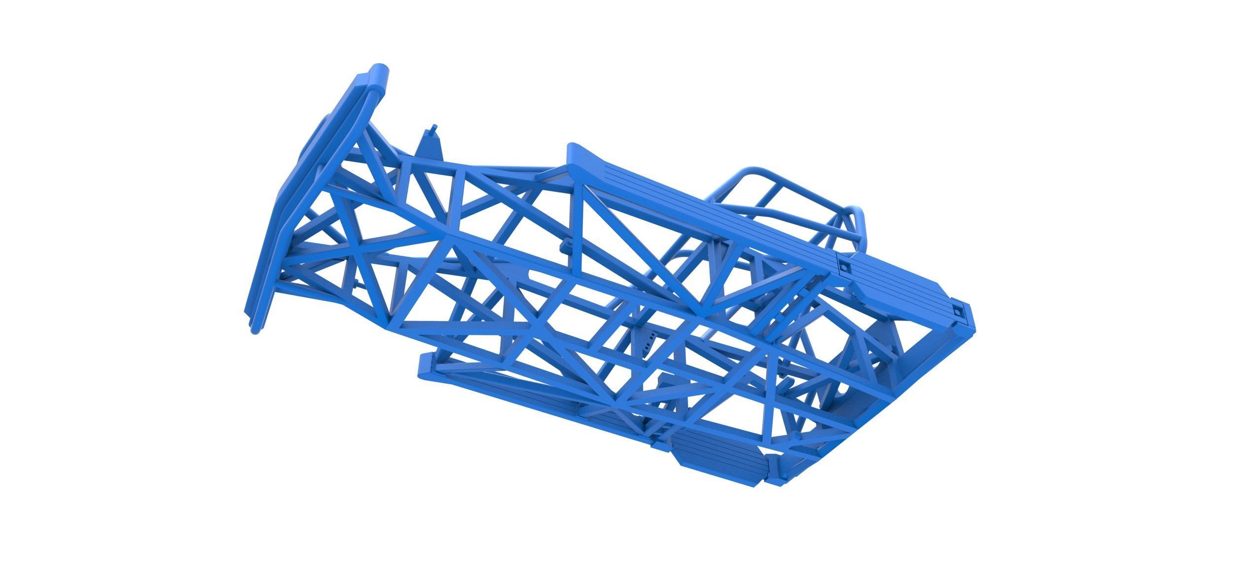 Frame of New Zealand Superstock car Version 2 Scale 1 to 25 3D print model_2