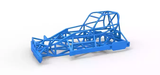 Frame of New Zealand Superstock car Version 2 Scale 1 to 25