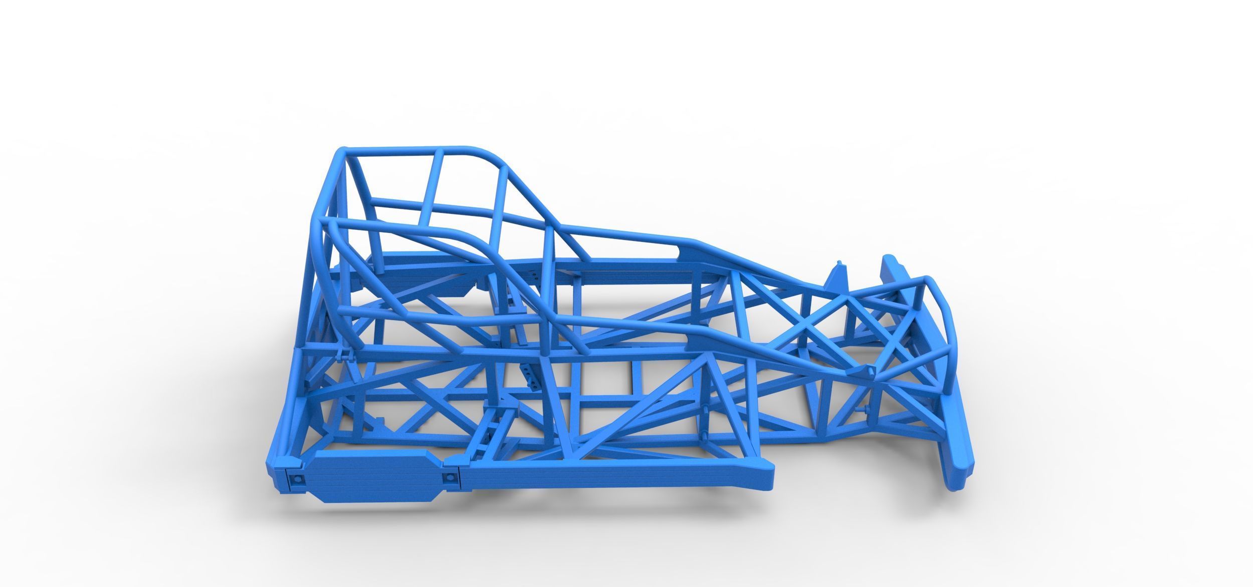 Frame of New Zealand Superstock car Version 2 Scale 1 to 25 3D print model_15