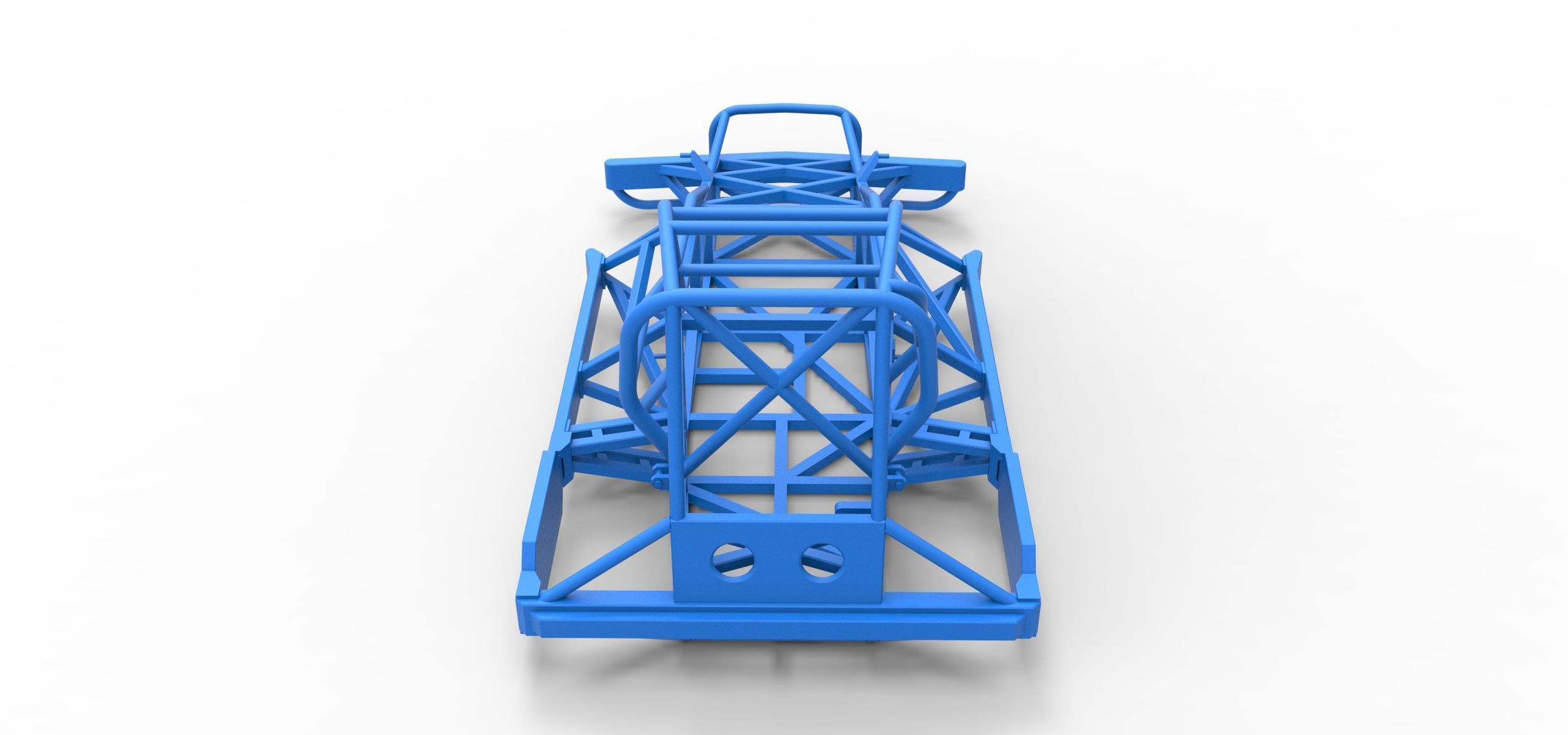 Frame of New Zealand Superstock car Version 2 Scale 1 to 25 3D print model_12