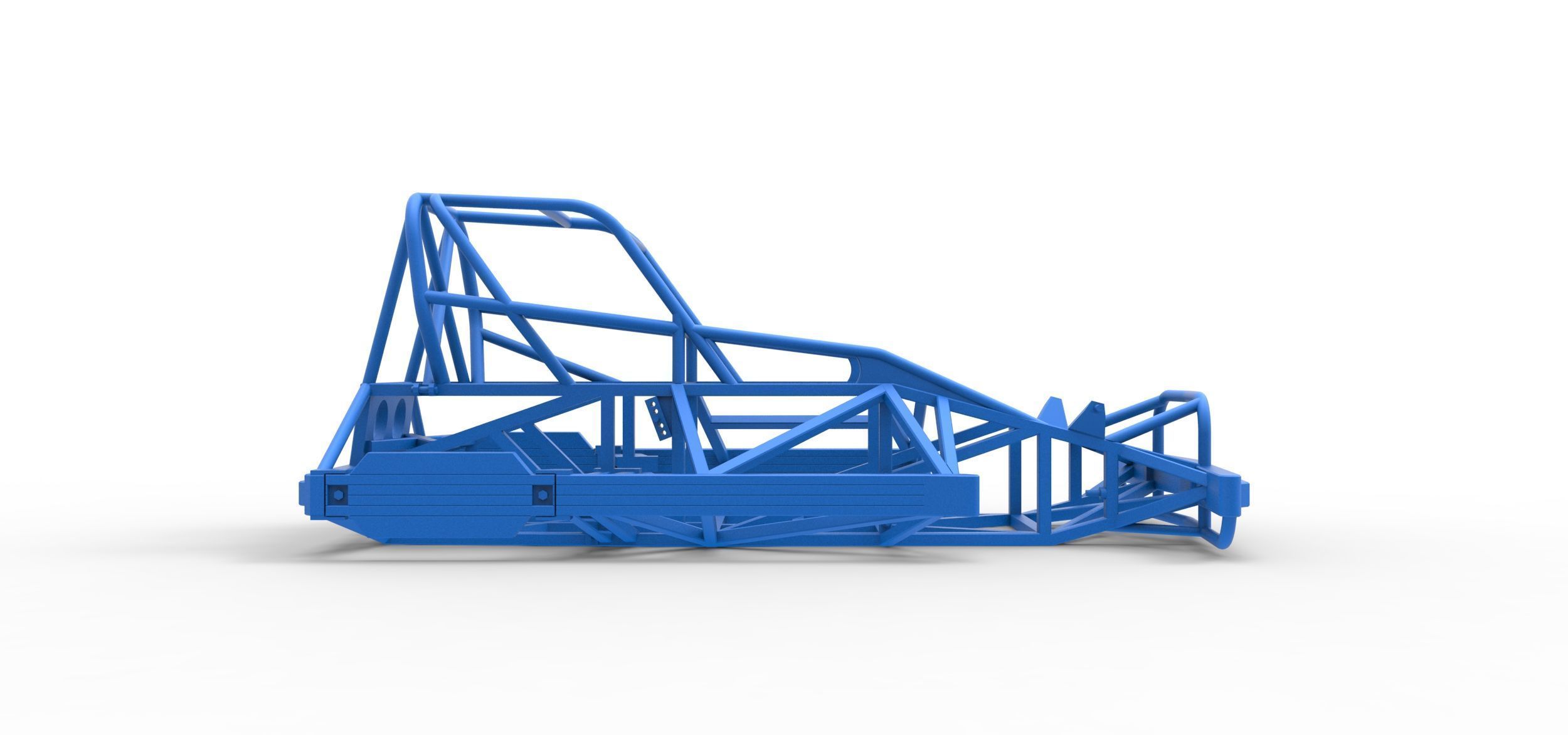 Frame of New Zealand Superstock car Version 2 Scale 1 to 25 3D print model_14