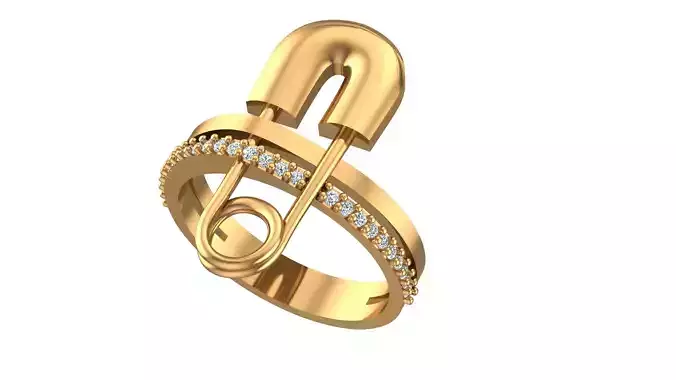 Safety Pin Ring