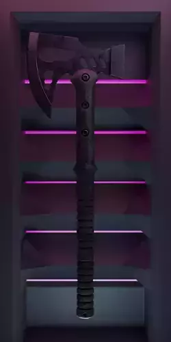 Tactical Battle Axe - Game Ready