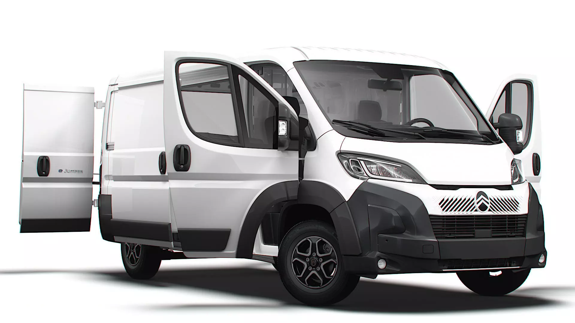 Citroen e Jumper Van L2H1 HQ Interior 2025 3D model