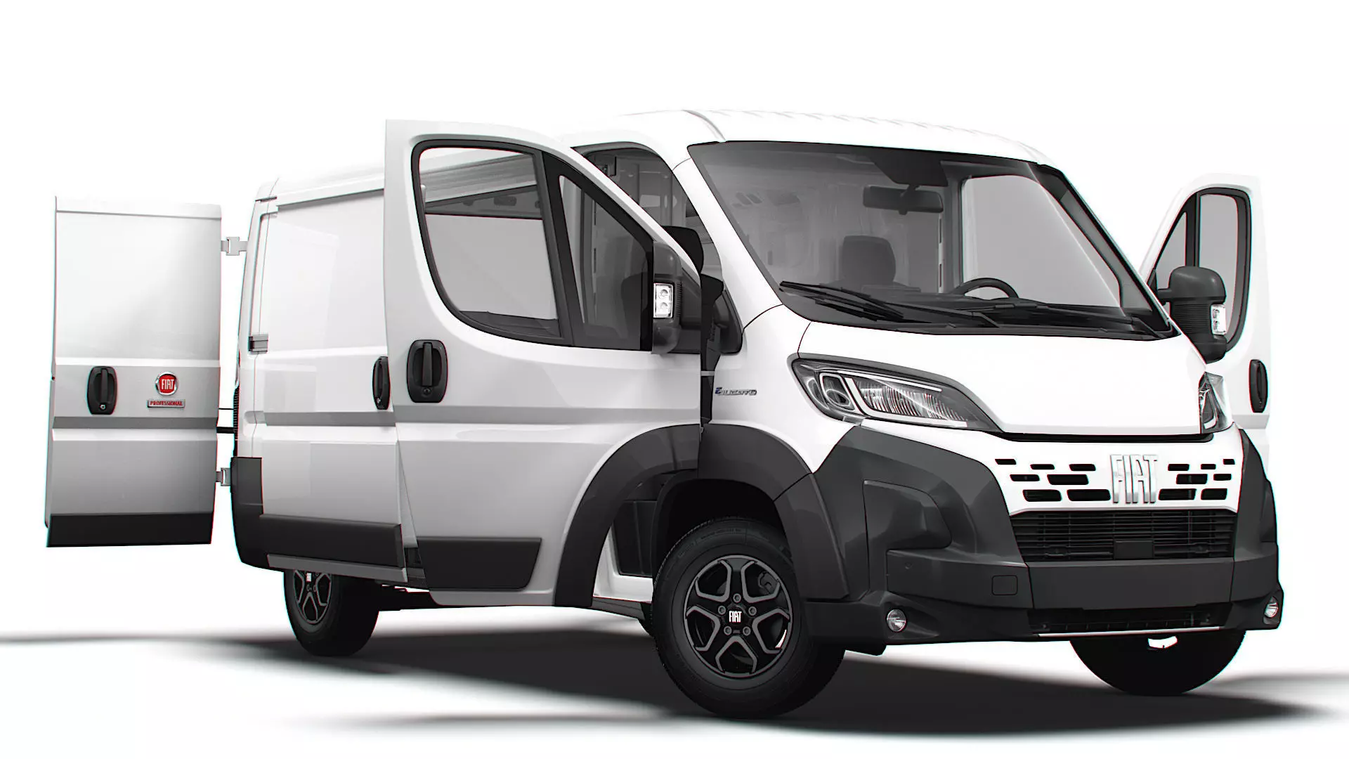 Fiat e Ducato Van L2H1 HQ Interior 2025 3D model