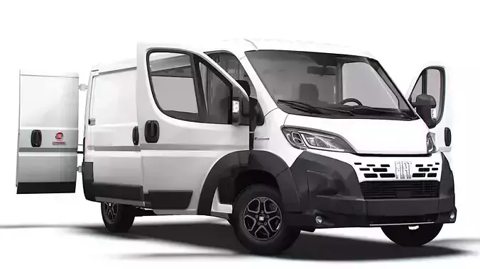 Fiat e Ducato Van L2H1 HQ Interior 2025