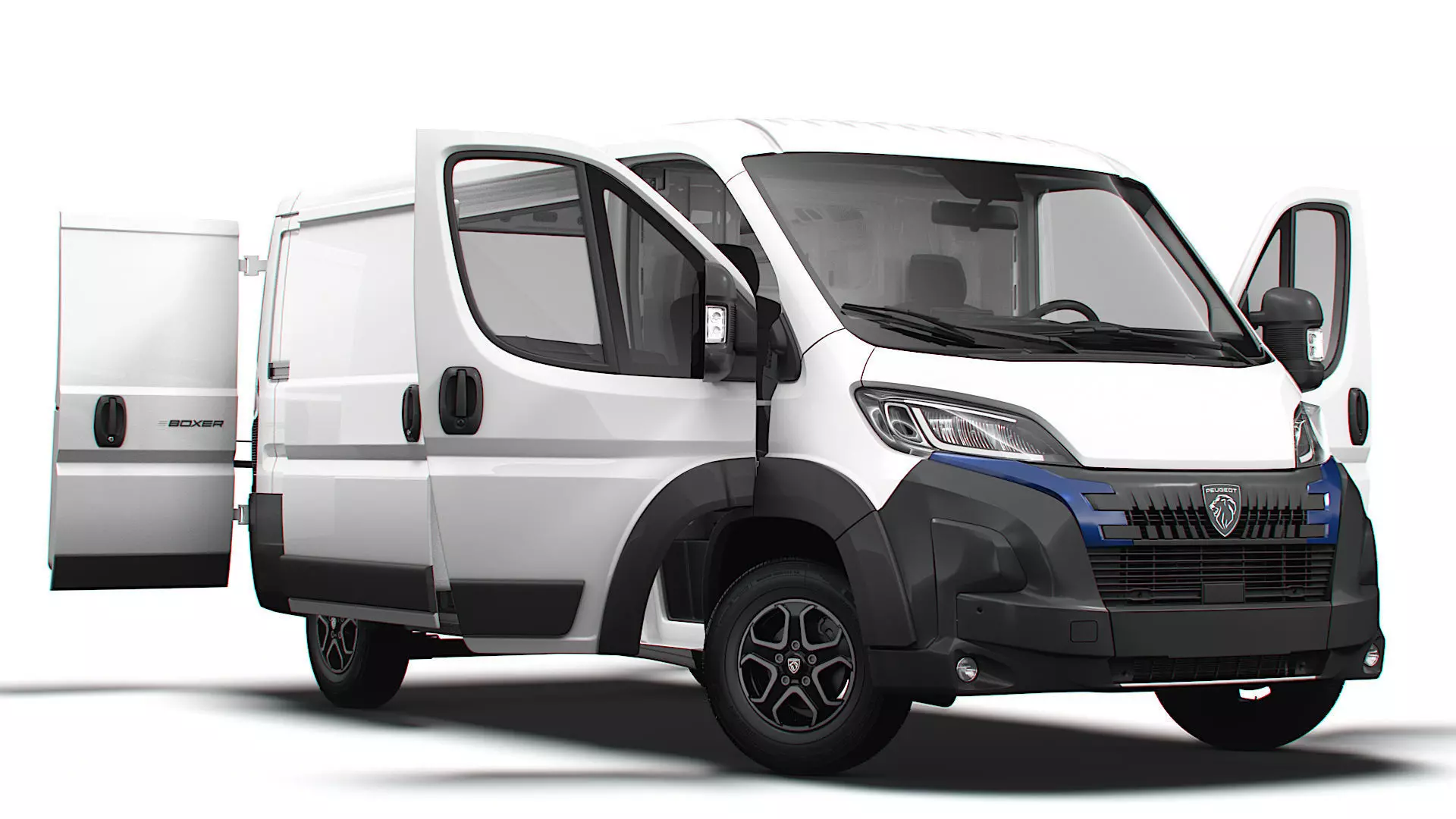 Peugeot e Boxer Van L2H1 HQ Interior 2025 3D model