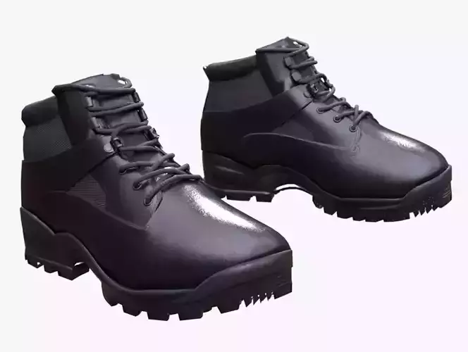 Boots 277 - All MH Bodies - UE5 Skeletons - Rigged Low-poly 3D model