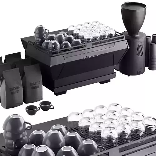 554 La Marzocco coffee machine Mahlkonig coffee grinder kit dark