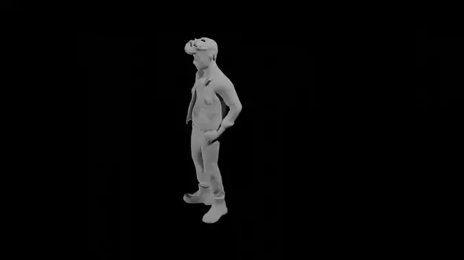 Cool Man 3D Model for Games 3D model