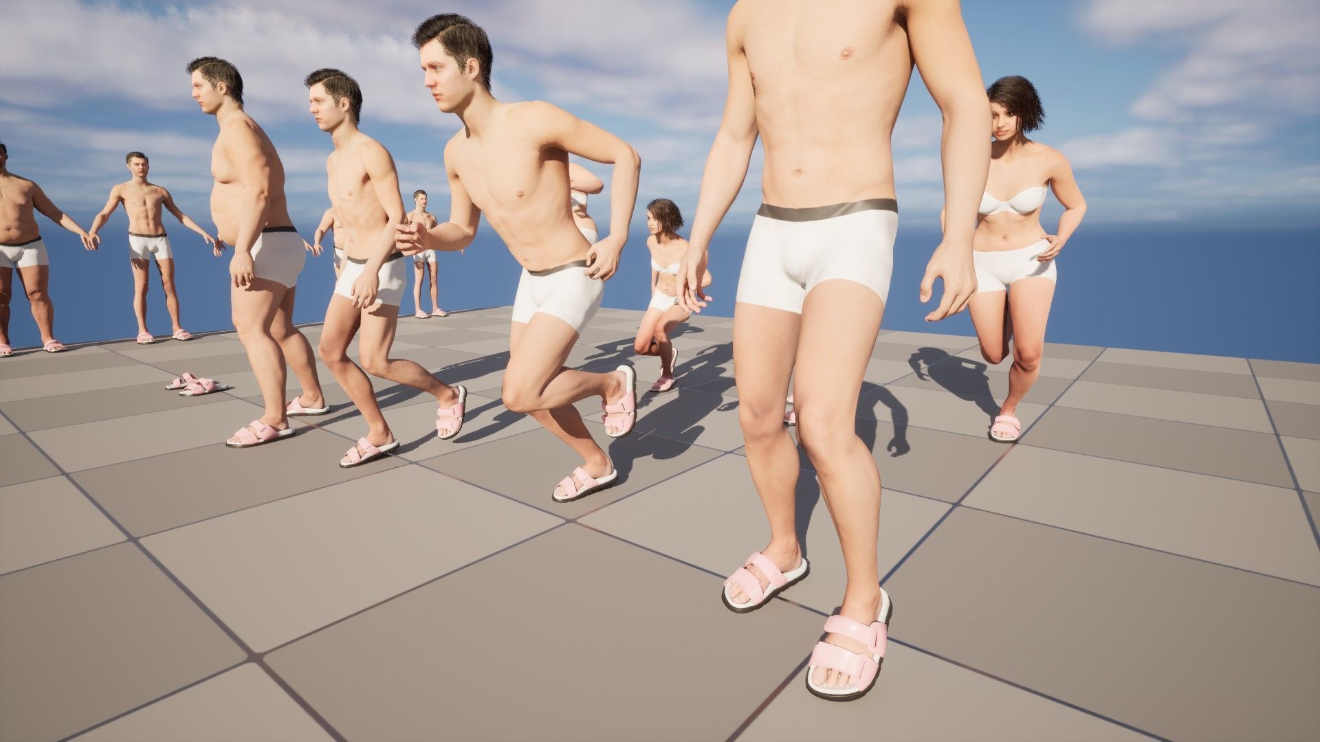 Shoes 274 - All MH Bodies - UE5 Skeletons - Rigged Low-poly 3D model_15