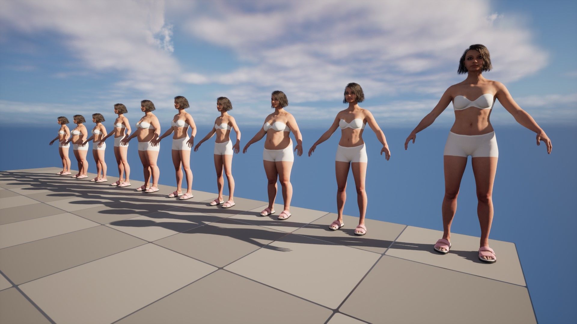 Shoes 274 - All MH Bodies - UE5 Skeletons - Rigged Low-poly 3D model_17