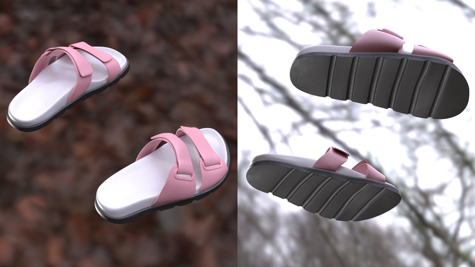 Shoes 274 - All MH Bodies - UE5 Skeletons - Rigged Low-poly 3D model_9