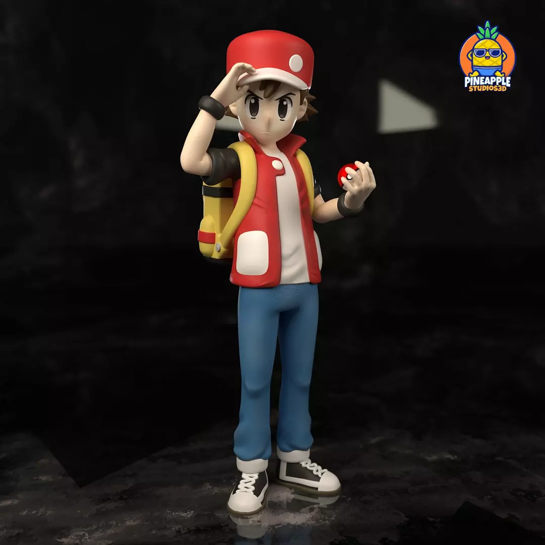 trainer red 3D print model_0