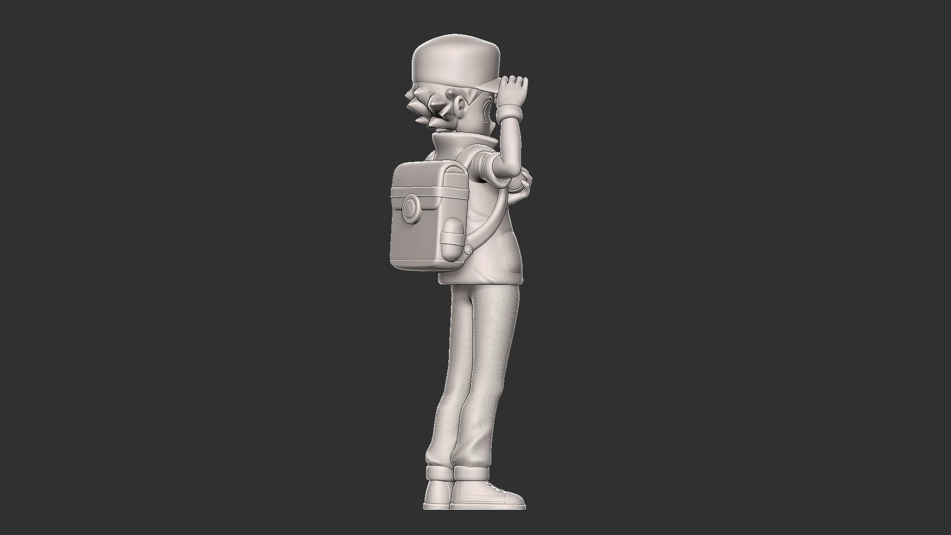 trainer red 3D print model_10