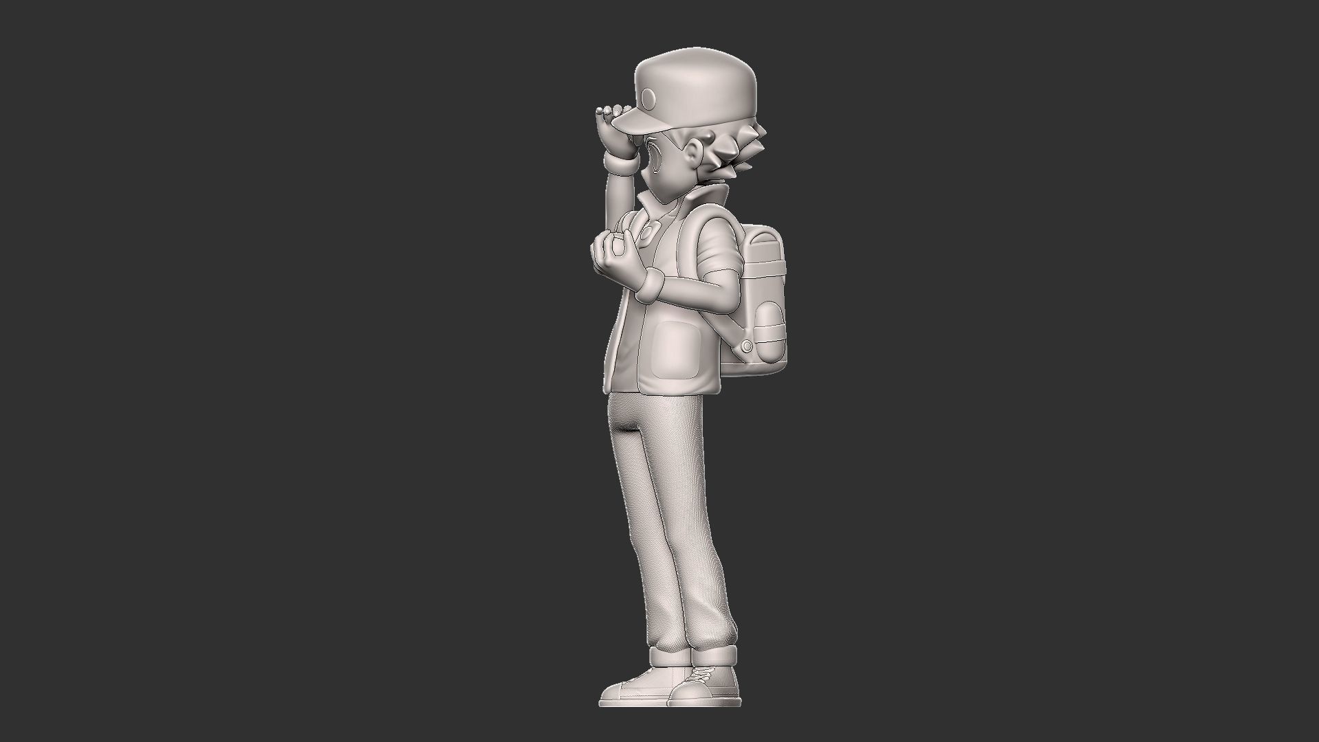 trainer red 3D print model_6