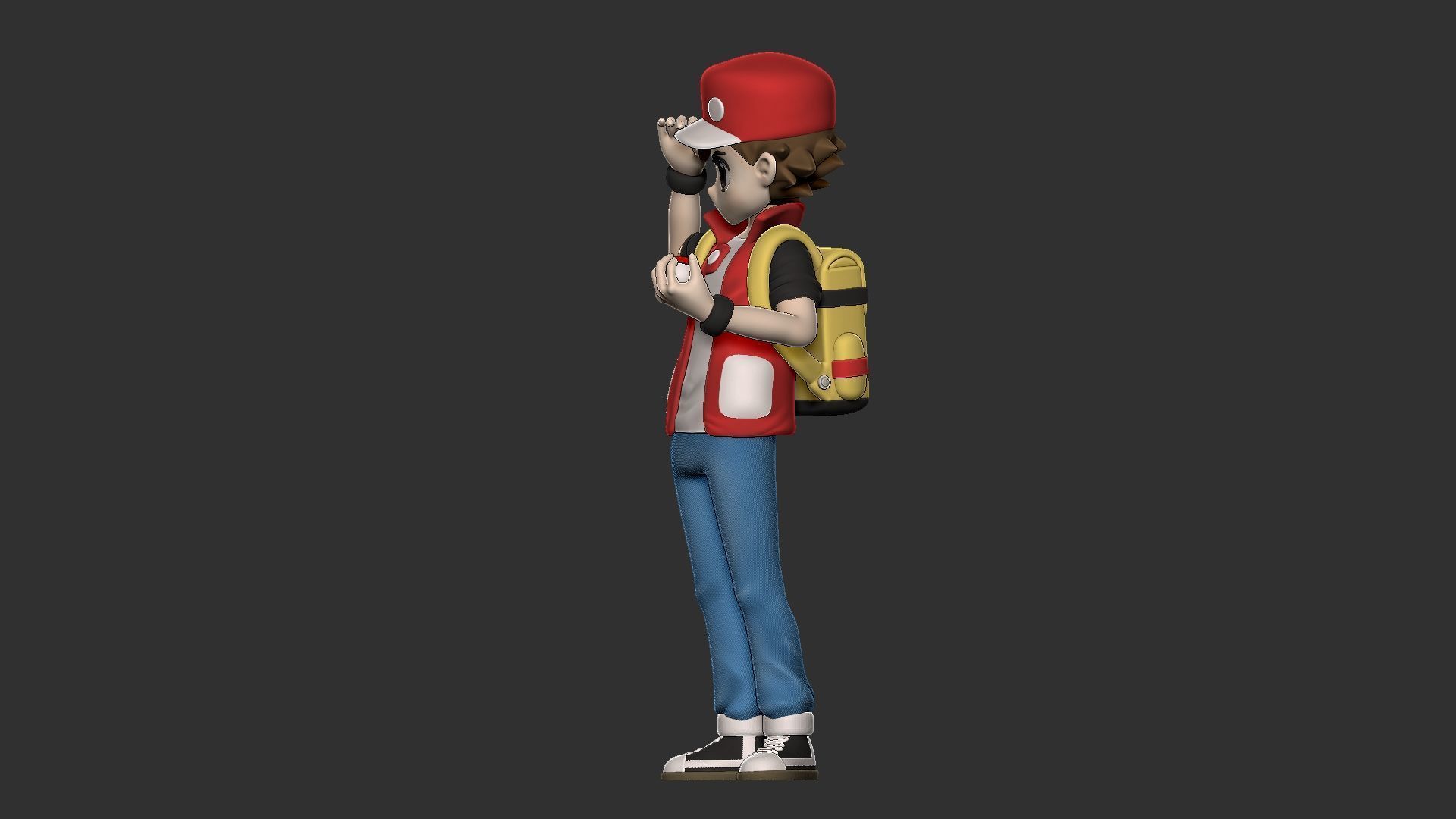 trainer red 3D print model_5