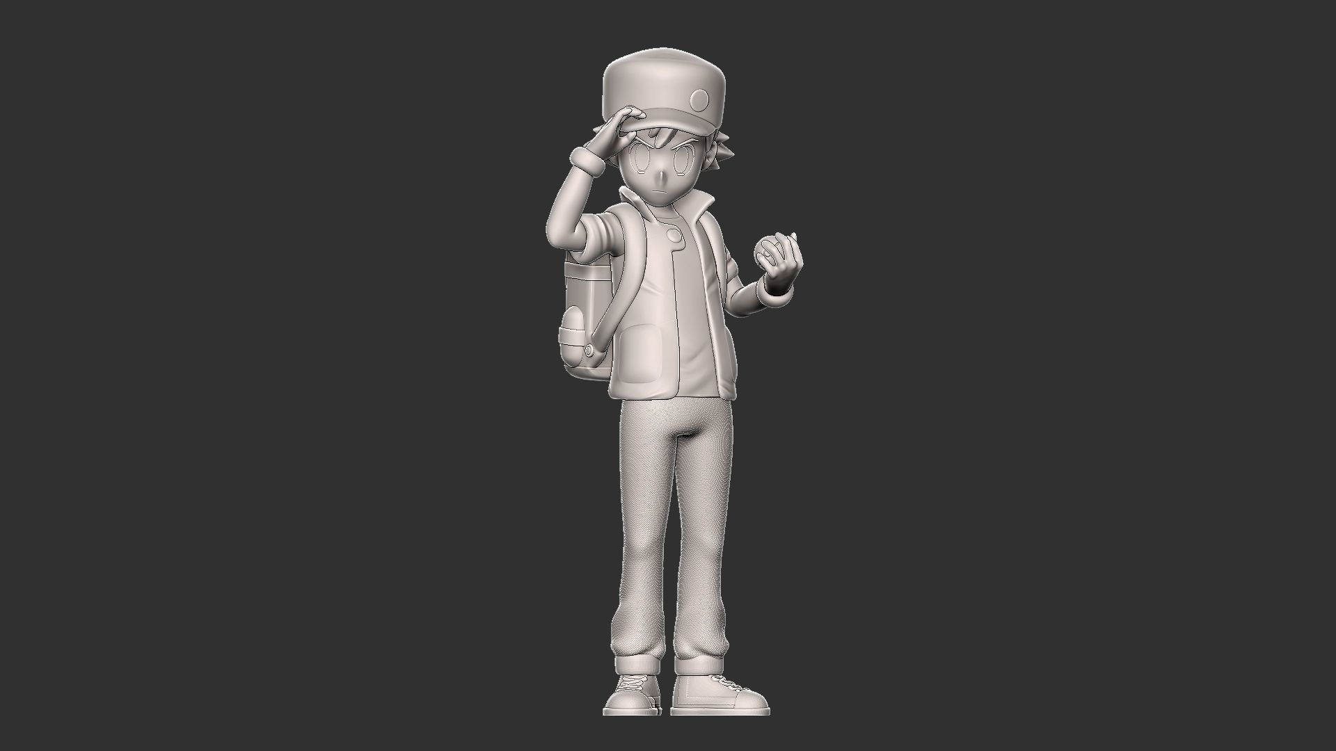 trainer red 3D print model_2