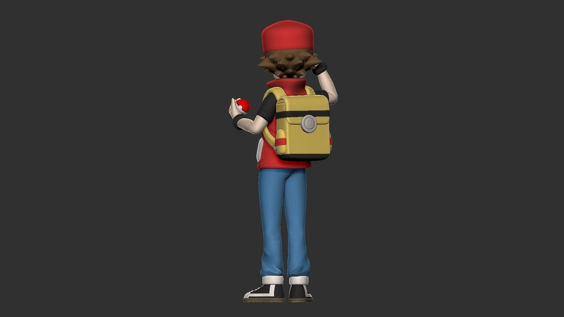 trainer red 3D print model_7