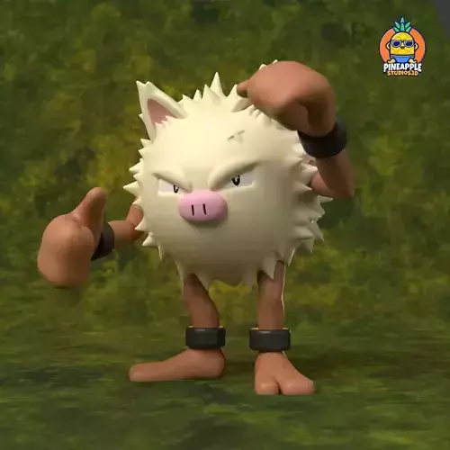 primeape 3D print model