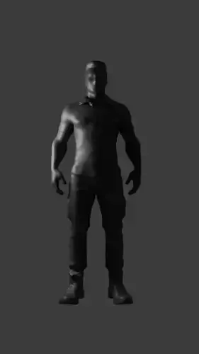 Cool Man 3D Model for Games 3D model