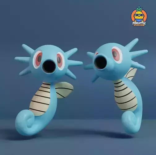 Pokemon - Horsea with 2 poses