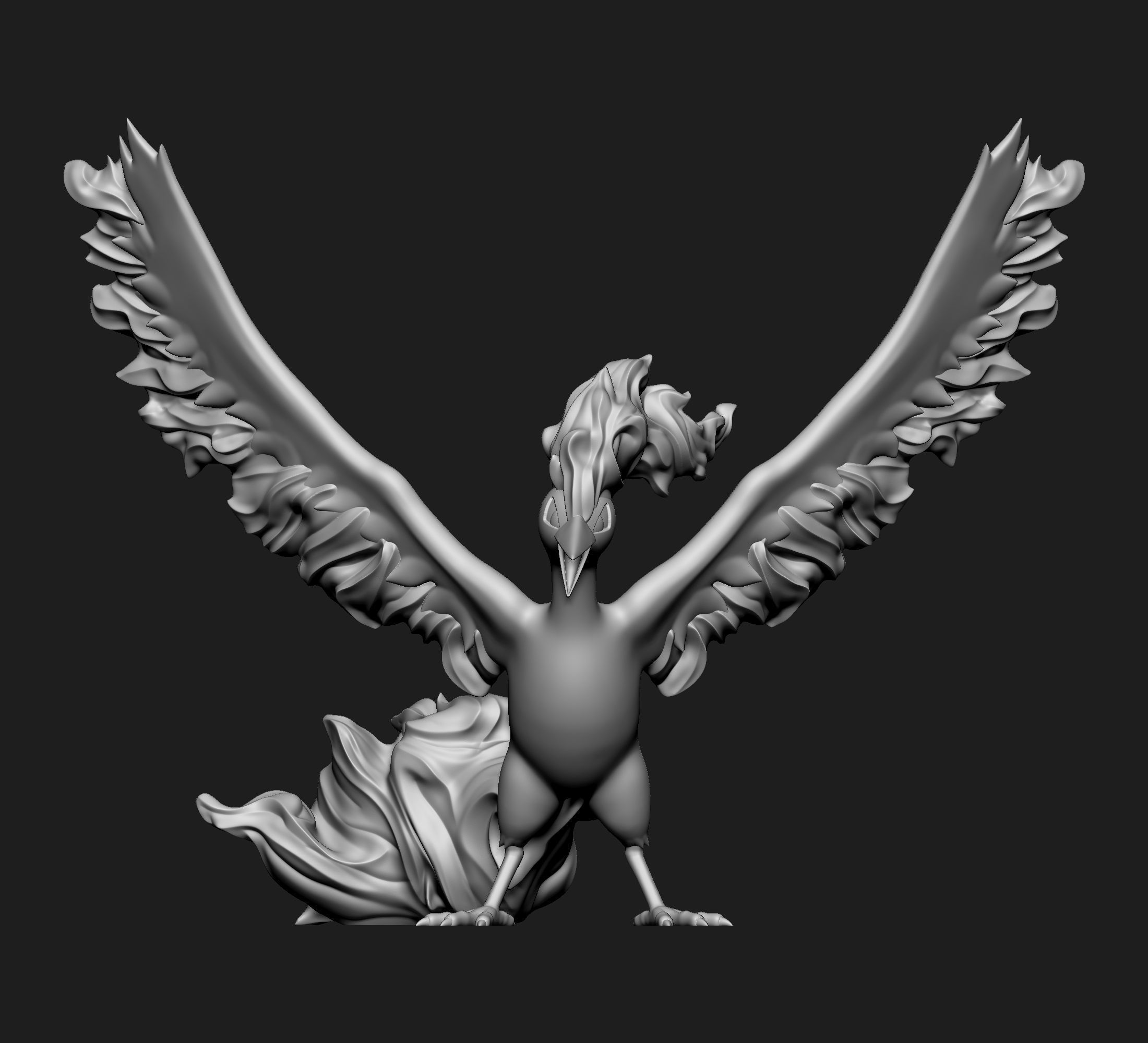 Pokemon - Moltres with 2 poses 3D print model_2