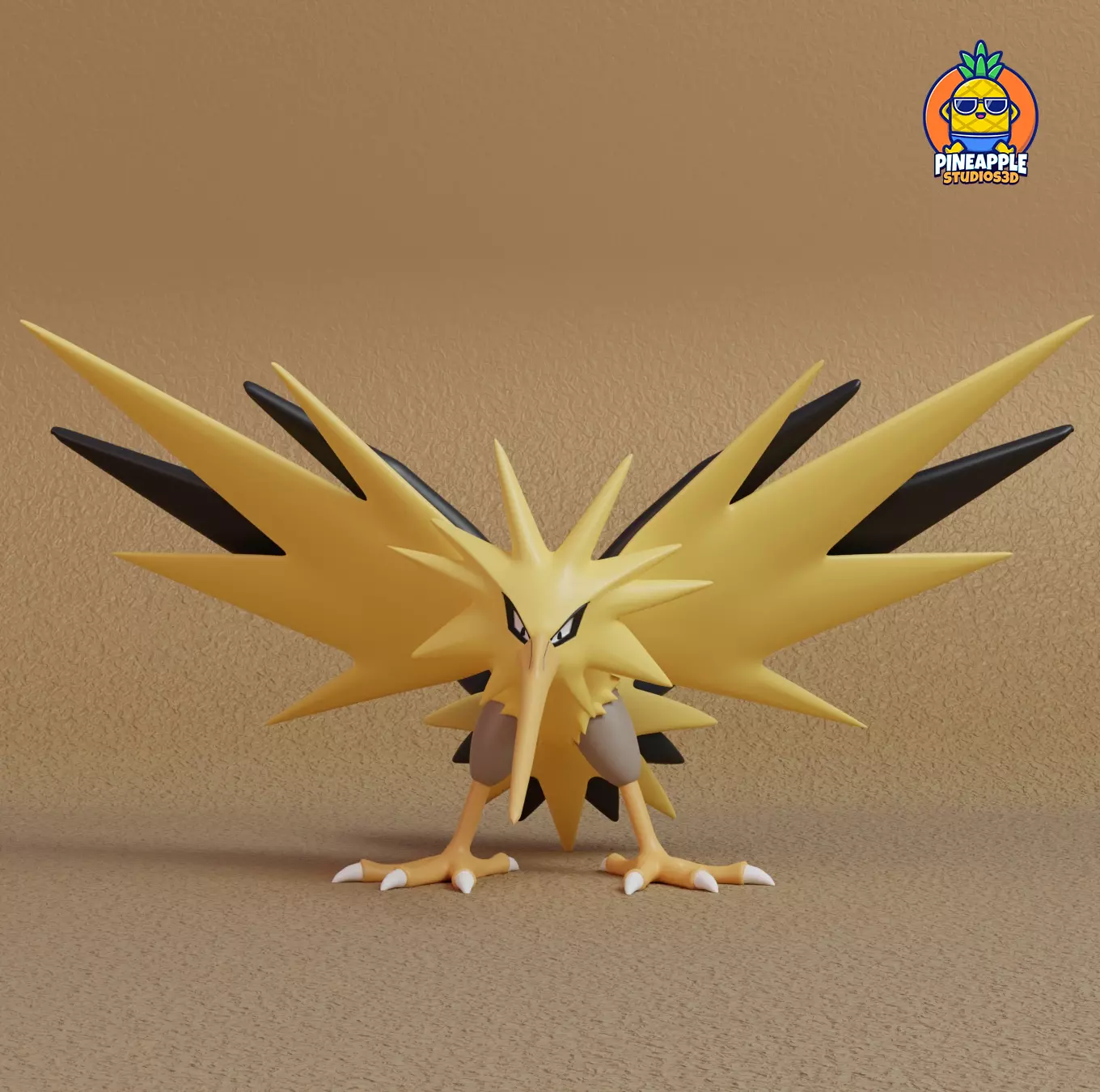 Pokemon - Zapdos  with 2 poses 3D print model_0