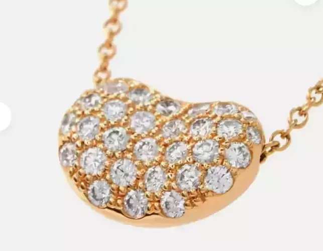 Diamond Bean tiffany design pendant 3D print model