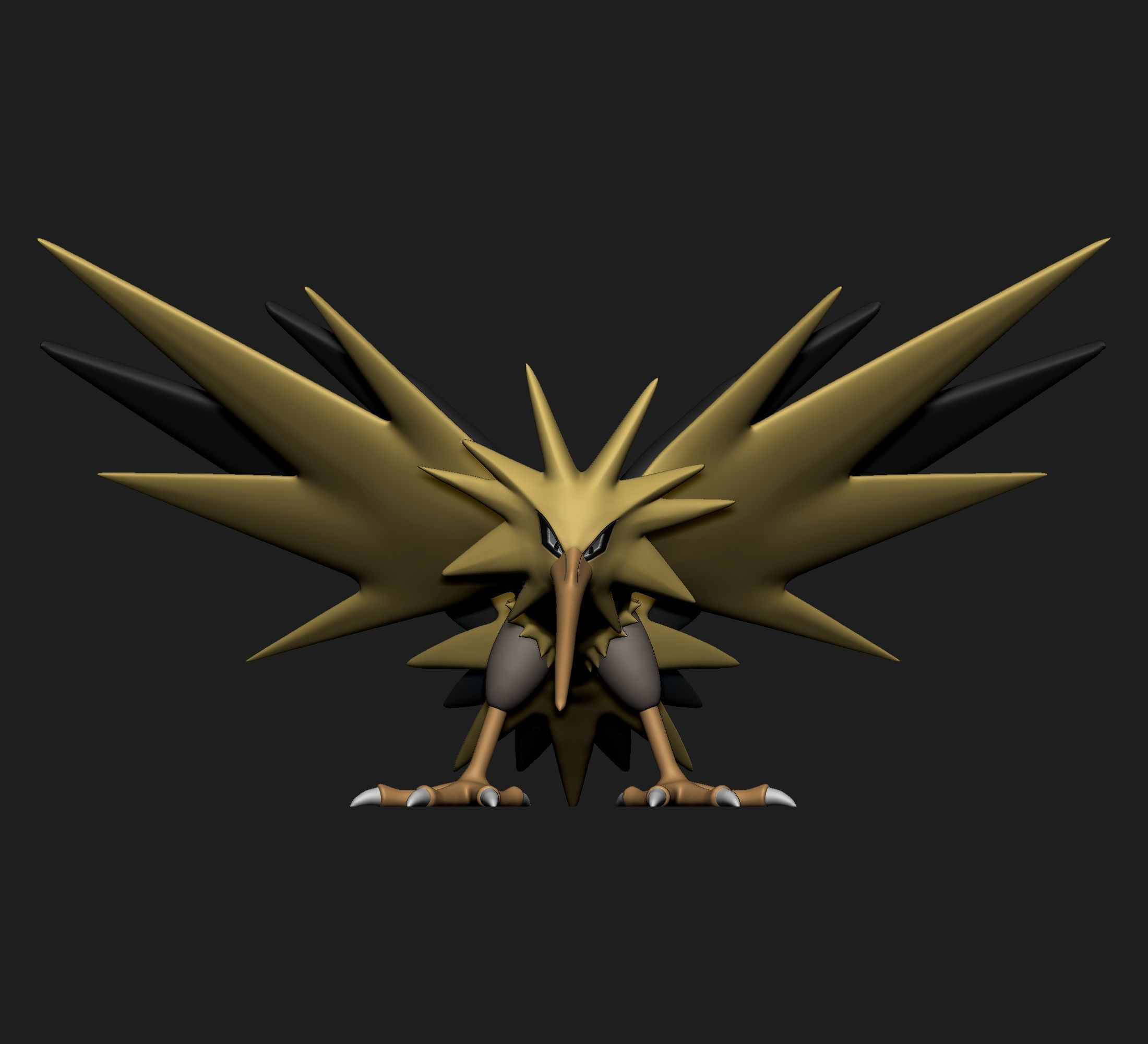 Pokemon - Articuno Moltres and Zapdos 3D print model_14