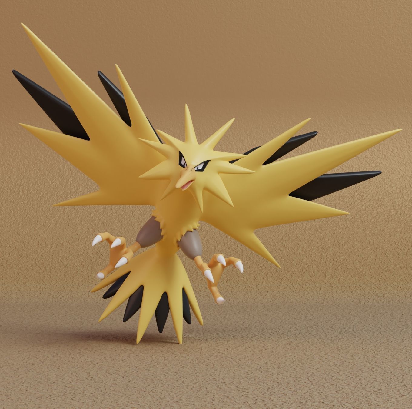 Pokemon - Articuno Moltres and Zapdos 3D print model_16