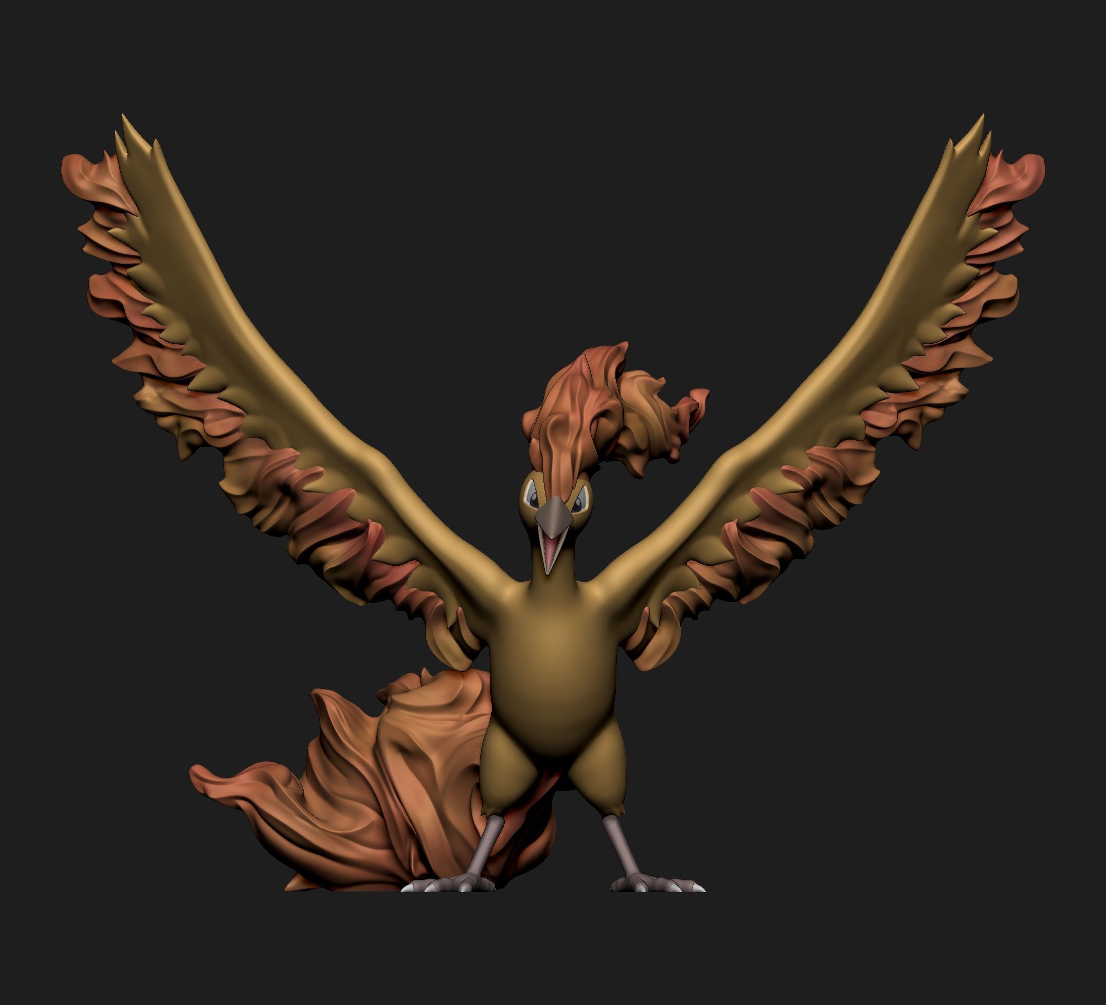 Pokemon - Articuno Moltres and Zapdos 3D print model_8