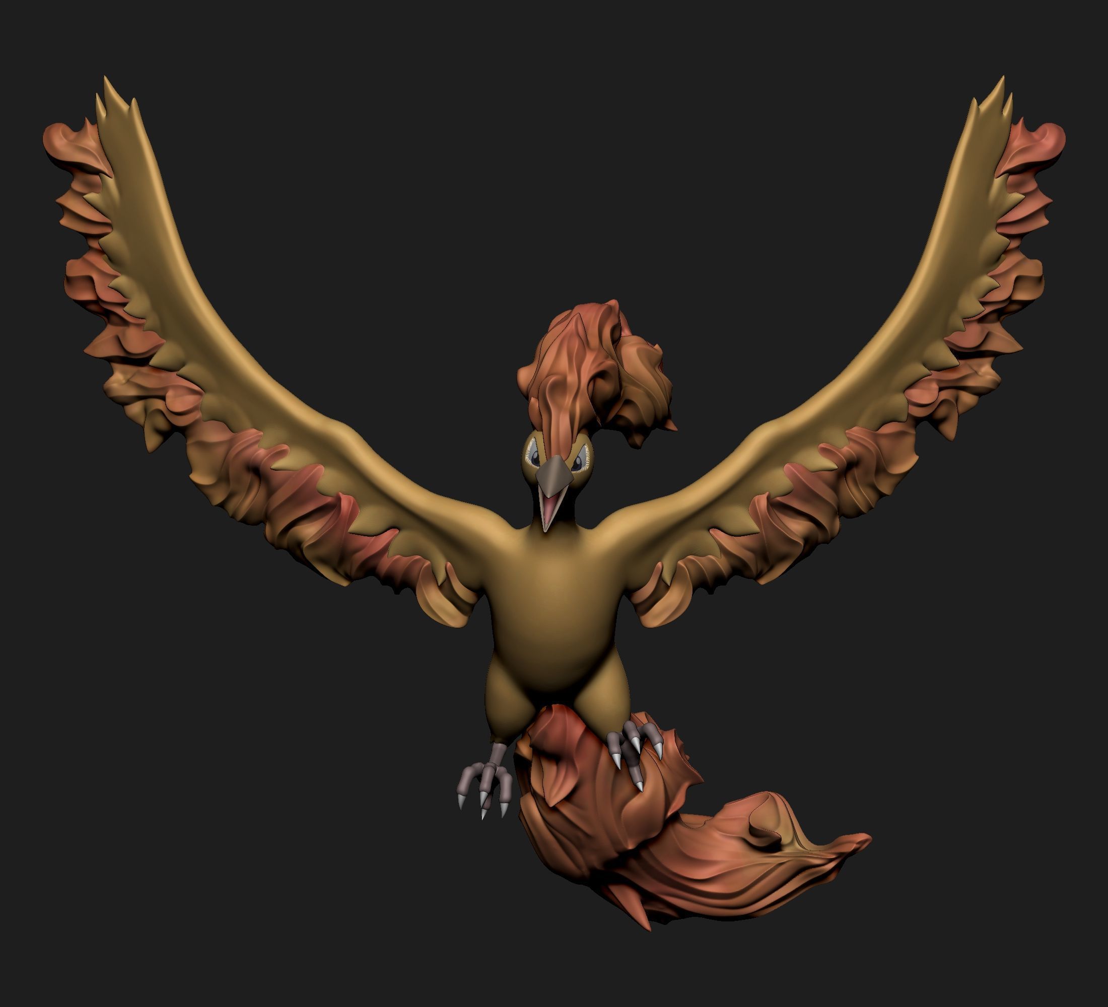 Pokemon - Articuno Moltres and Zapdos 3D print model_11