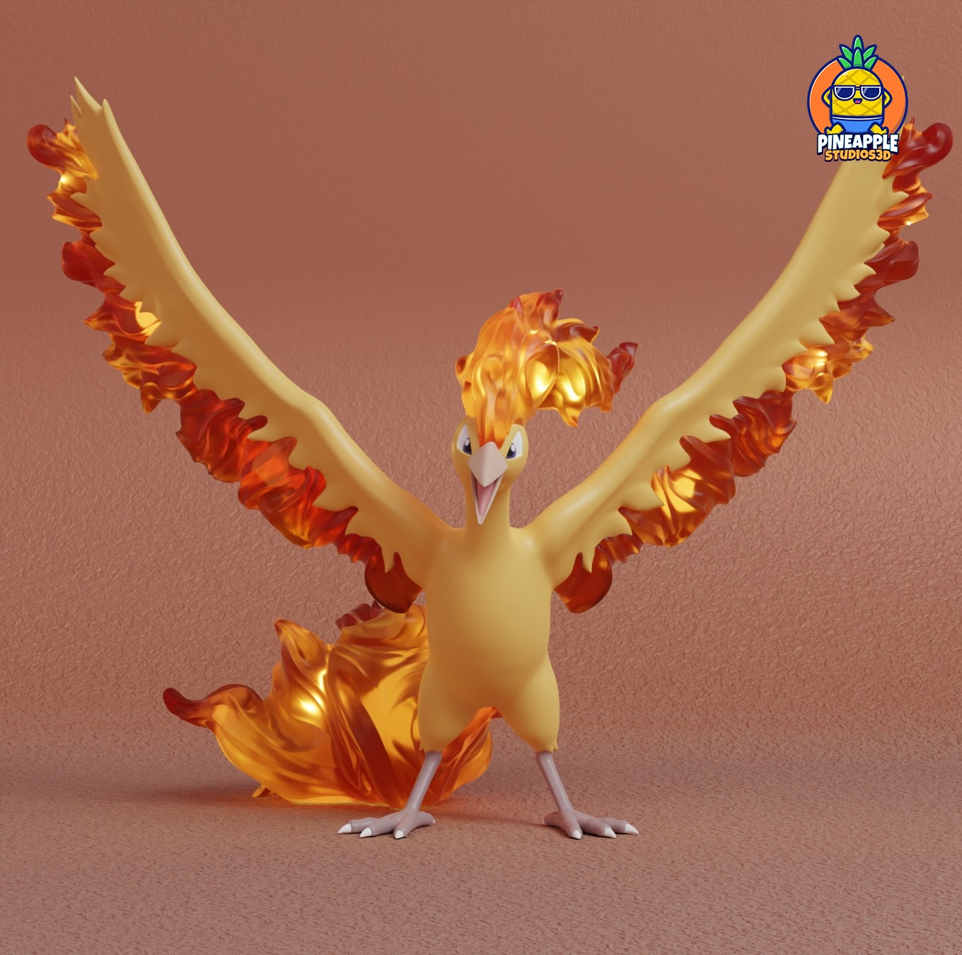 Pokemon - Articuno Moltres and Zapdos 3D print model_7