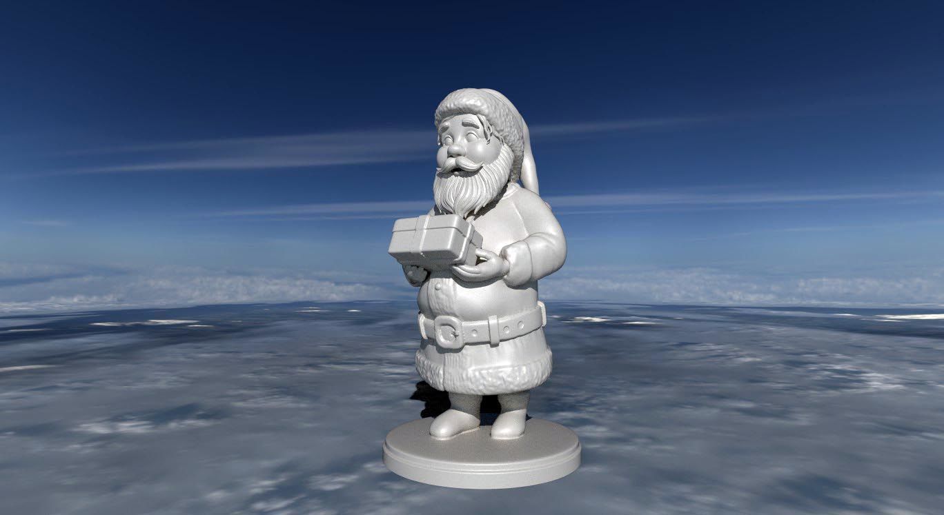 santa claus 3D print model_7