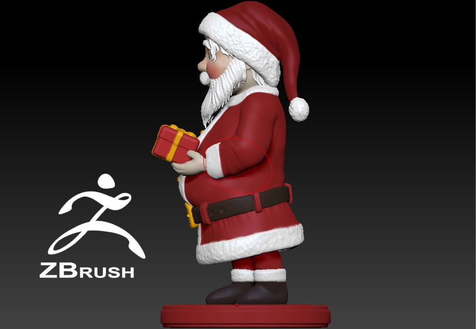 santa claus 3D print model_2