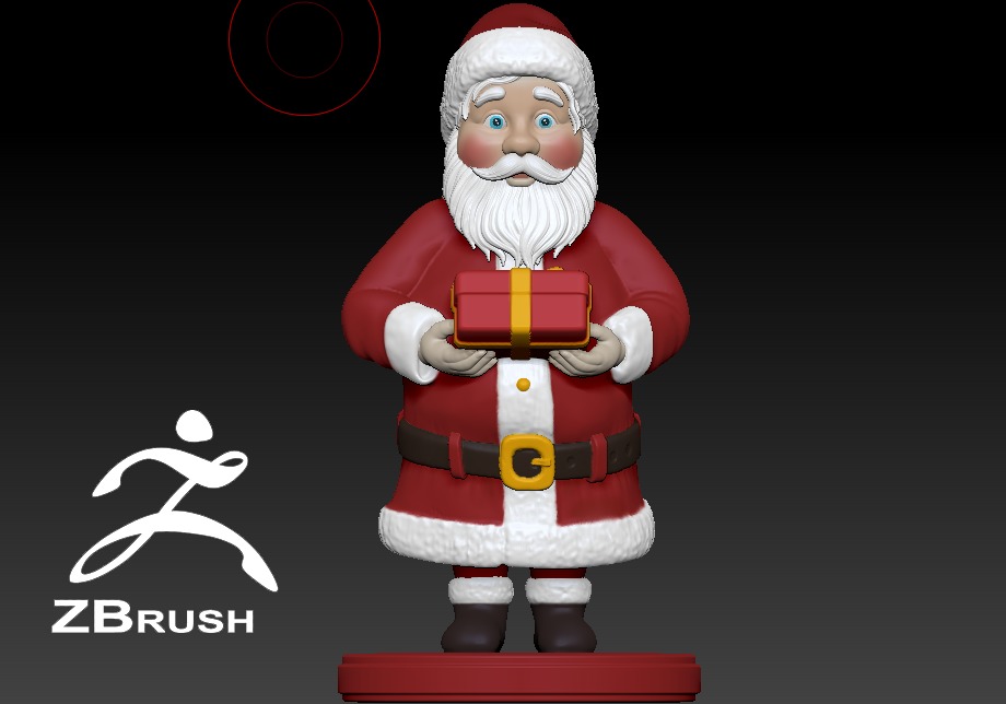 santa claus 3D print model_1