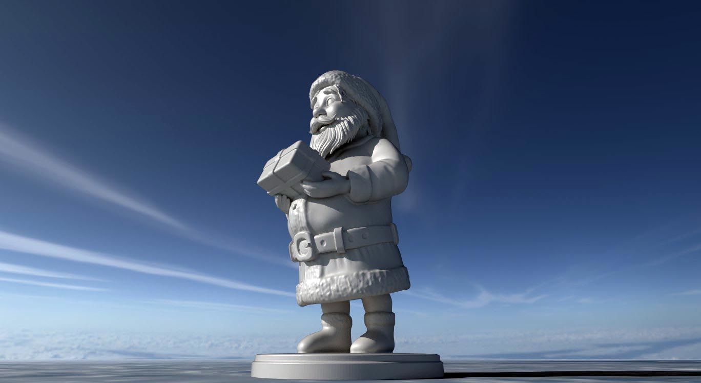 santa claus 3D print model_10