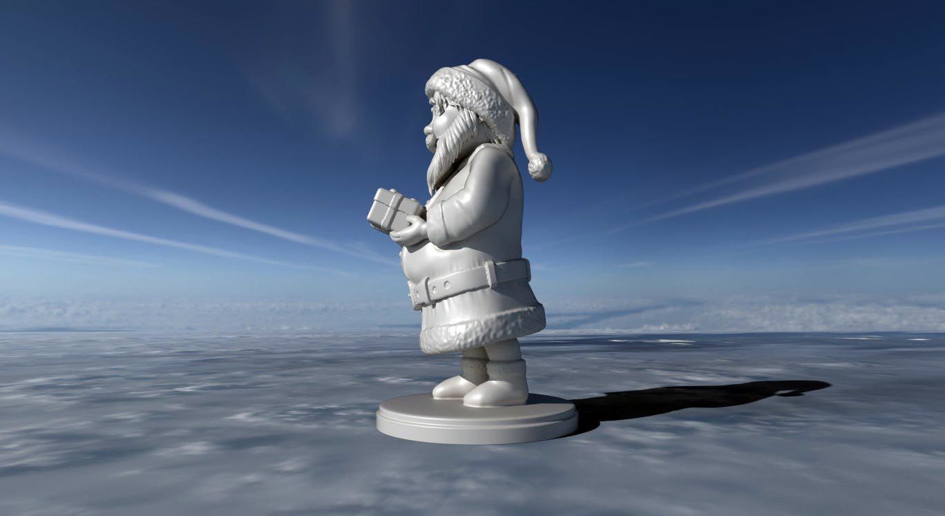 santa claus 3D print model_8